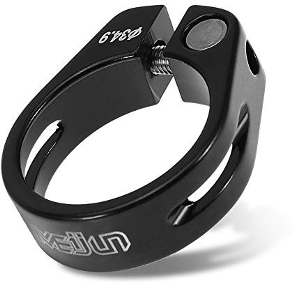 Dailygoods - Dailygoody - Seat Clamp 34.9 mm - Aluminium Zadelpen Klem voor Mountainbike en Racefiets - Zwart