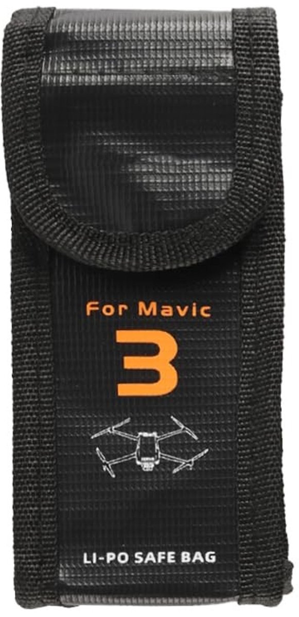 Dailygoods - Dailygoody - Batterijveilige tas - Mavic 3 drone - Hittebestendig en explosieveilig - Compact formaat - Transportbescherming - Veiligheidsoplossi