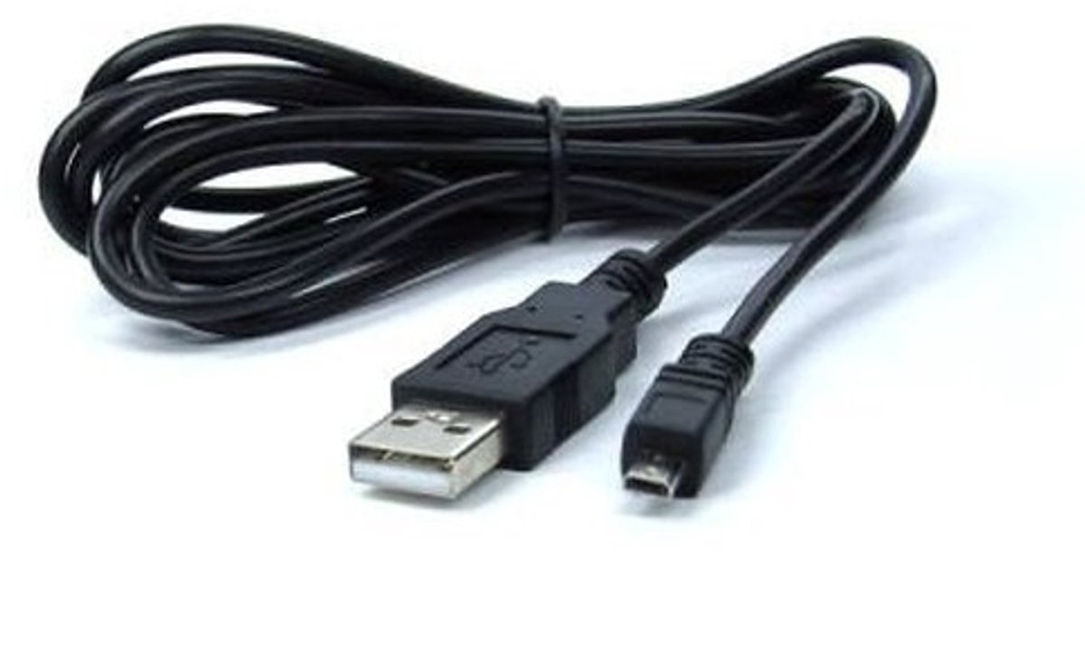 Dailygoods - Dailygoody - USB Kabel - Vervangende Mini USB Kabel - Geschikt voor Camera's en Apparaten - Hoogwaardige Kwaliteit - Ideaal voor Opladen - Handig voor...