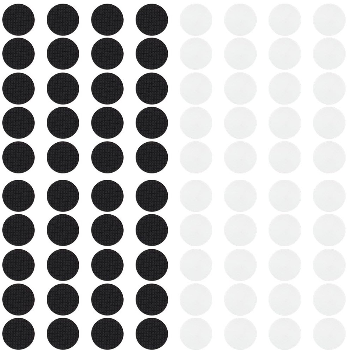 Dailygoody - Handgrepen voor Gitaarplectrums - 80 Stuks - Zelfklevend - Zwart/Wit - Muziekinstrumentaccessoires - Geschikt voor Gitaristen - Ronde/Pla