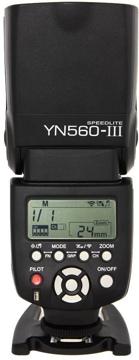 Dailygoods - Dailygoody - Flitser YN-560 - Automatische instellingen - Zwart - Betrouwbare hot shoe - Geschikt voor fotografen - Professioneel gebruik