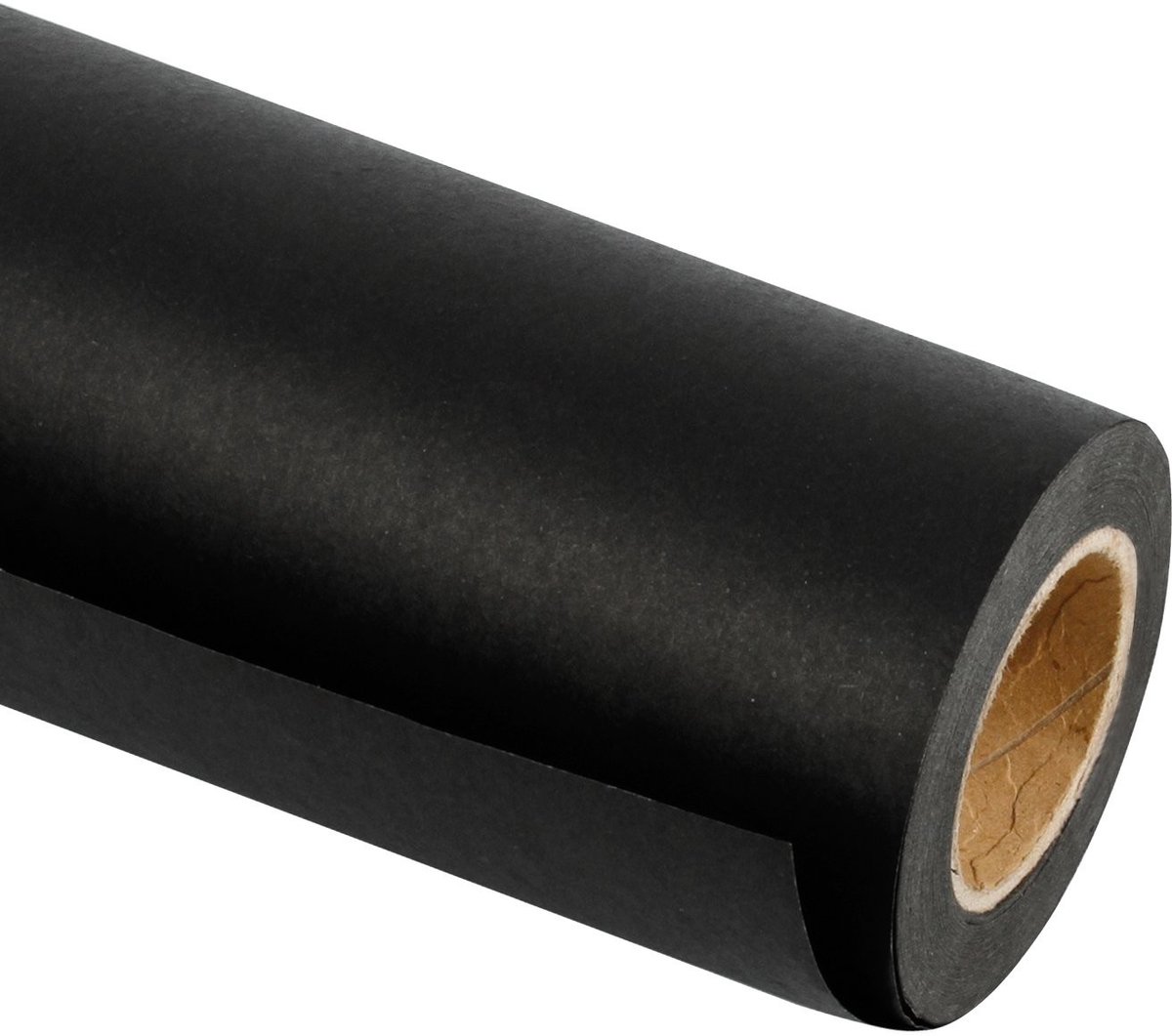 Dailygoods - Dailygoody - Kraftpapier Rol - Gerecycled - Zwart - Perfect voor verpakking - 76,2 cm x 30 m - Handwerk en geschenkverpakkingen