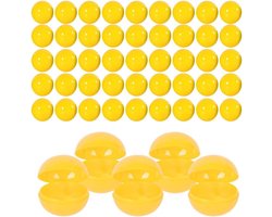 Kleurige 3cm Fillable Bingo Balls voor Feestjes, Versieringen en Lotterij Spellen - 50 Stuks Plastic Ballen