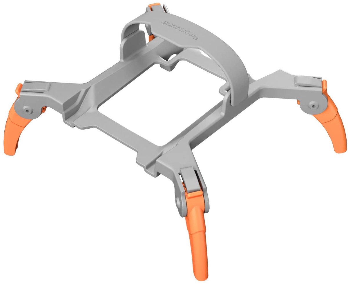 Dailygoods - Dailygoody - Mini 3 Pro Landingsgestel - Verhoogde stabiliteit - Opvouwbaar - Oranje - Geschikt voor Mini 3 - Drone accessoires
