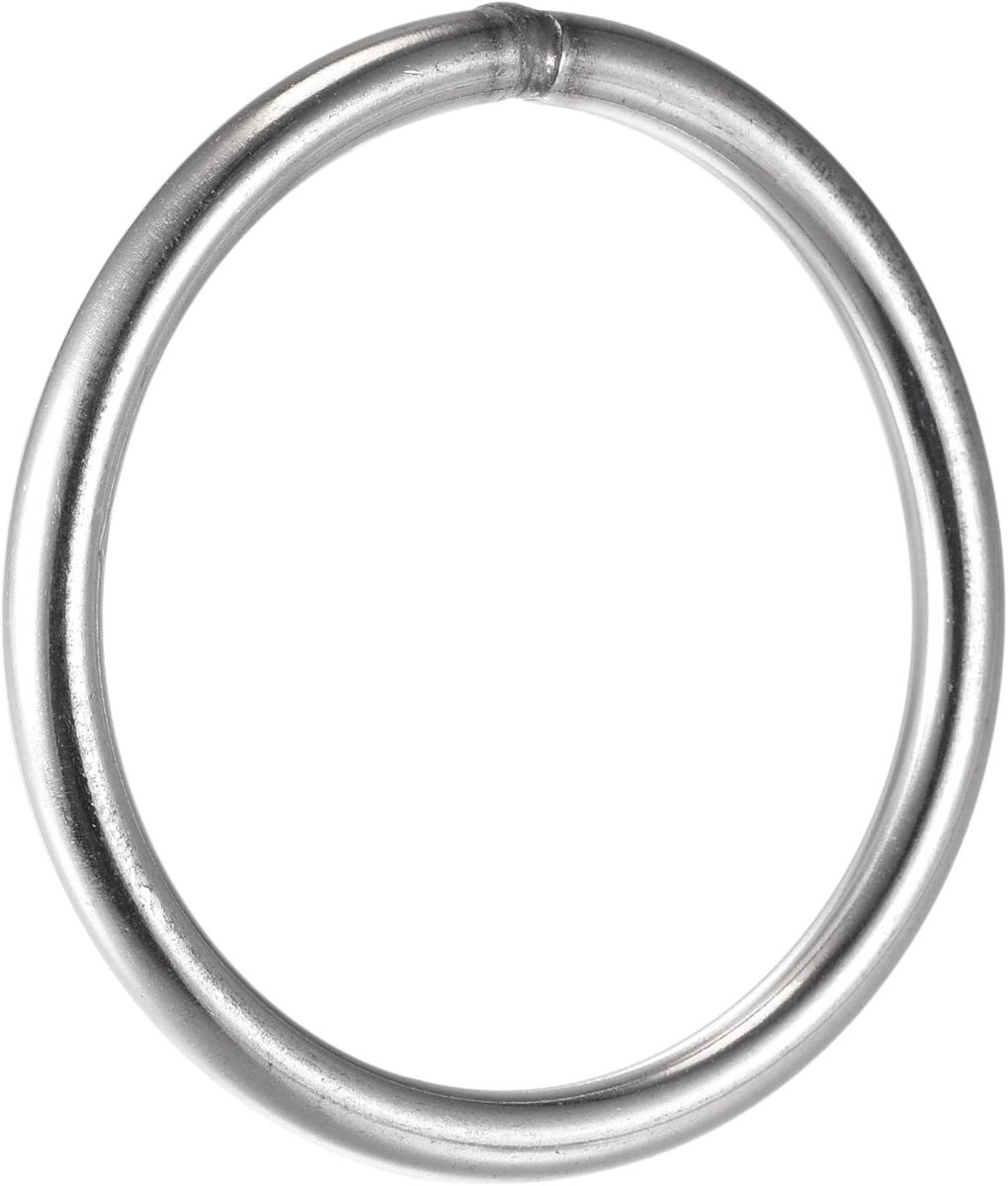 Dailygoods - Roestvrij Stalen O-ring 120 mm voor Hangende Objecten