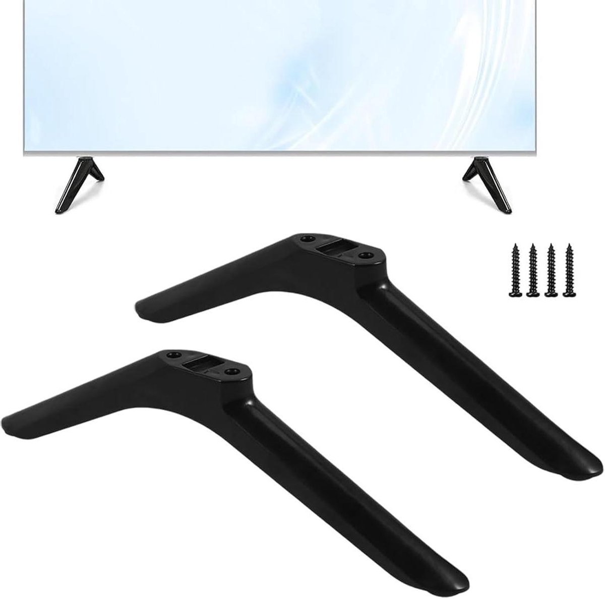 TV Voet - TV Poten - TV Plaatsen - Geen Boren Nodig - 32-55 inch - Zwart