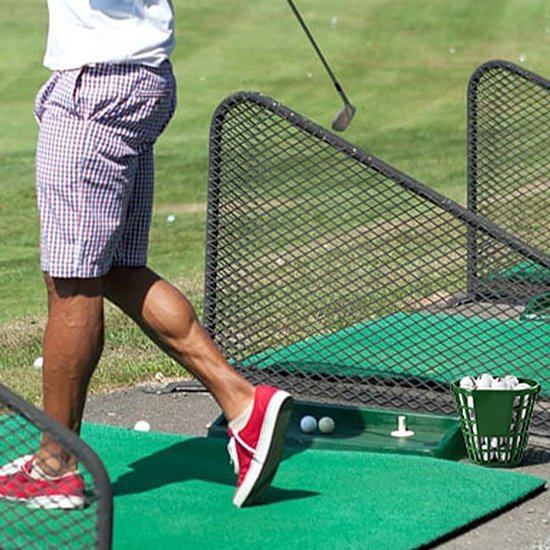 Golfbal Mand - Golfbalhouder Emmer - Golf Training - Stapelbaar Ontwerp - 50 Ballen Capaciteit - Zwart — afbeelding 4