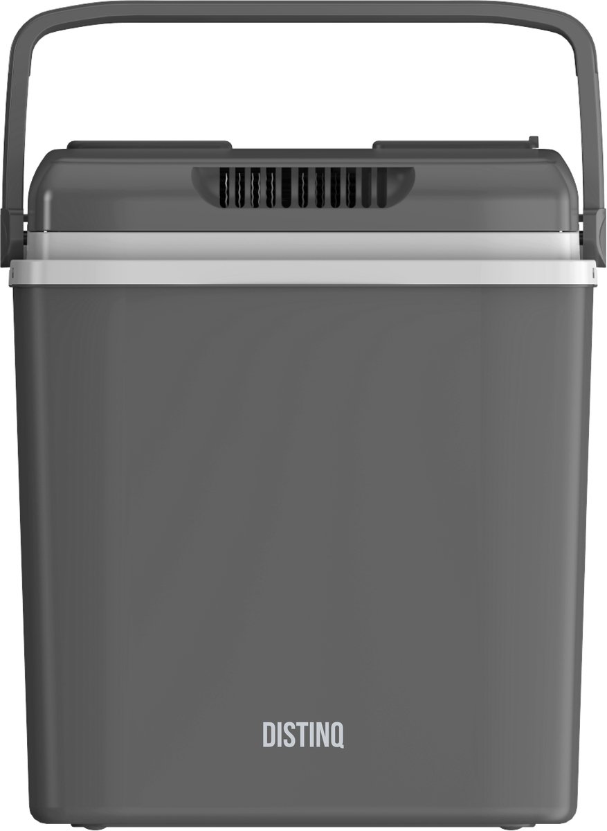 Bol.com DistinQ Elektrische Koelbox voor Auto en Camping – Koelbox Elektrisch met Verwarmingsfunctie - USB C 12v 230 Volt – 25L ... aanbieding