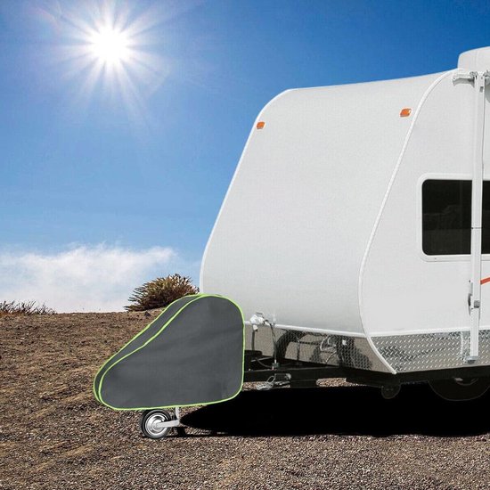 Universele waterdichte hoes voor caravan trekhaak met riemen - Beschermhoes voor trekhaak caravan en camper met universele pasvorm. van Merkloos — afbeelding 5