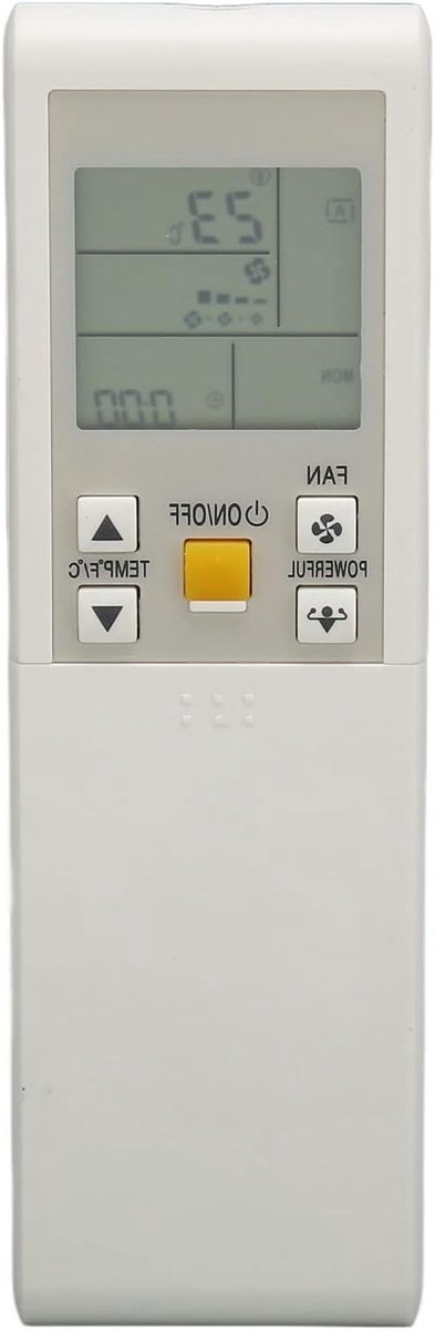 Vervangende afstandsbediening voor airconditioning, compatibel met Daikin modellen RC452A9, ARC452A15, ARC452A16 en meer, ideaal voor thuisgebruik en energie-efficiëntie
