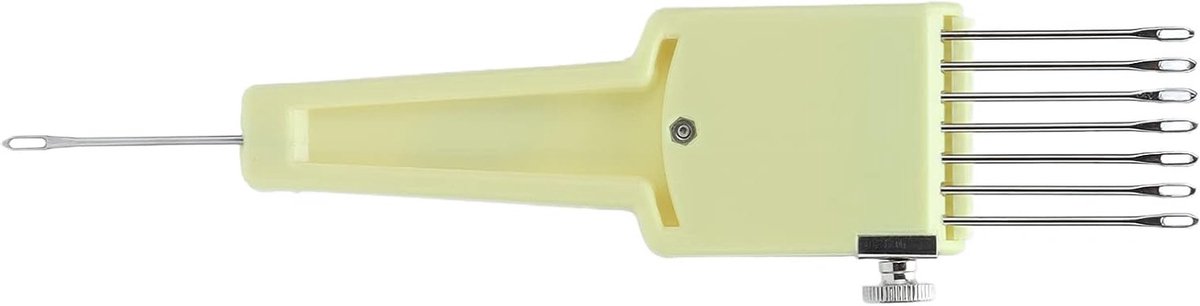 Knitting Machine Transfer Tool met 7 Naalden van Plastic en RVS voor Breien en Haken