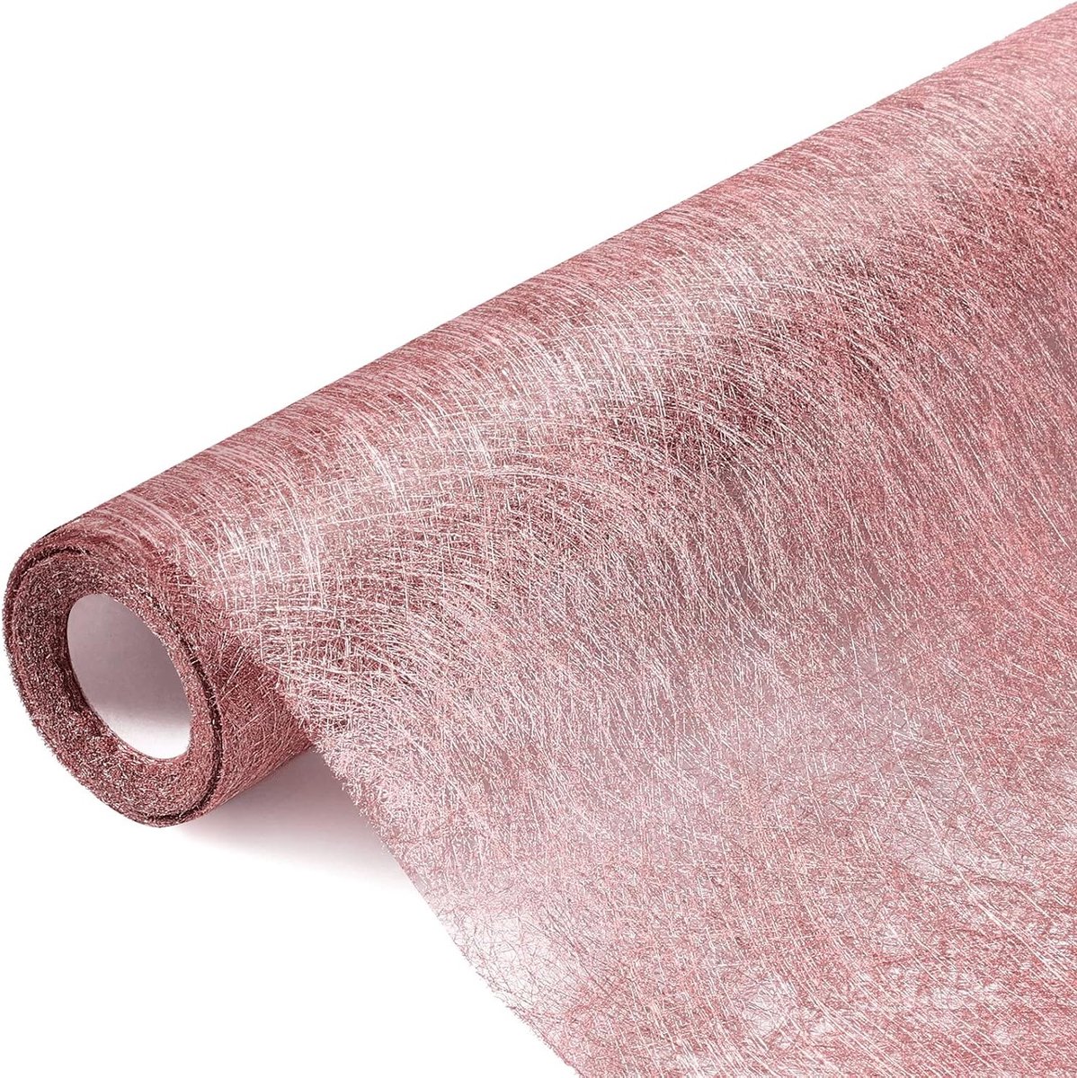 Table Runner Roll 30cmx5m in Roze Goud voor Bruiloften, Babyshowers en Feestdecoraties