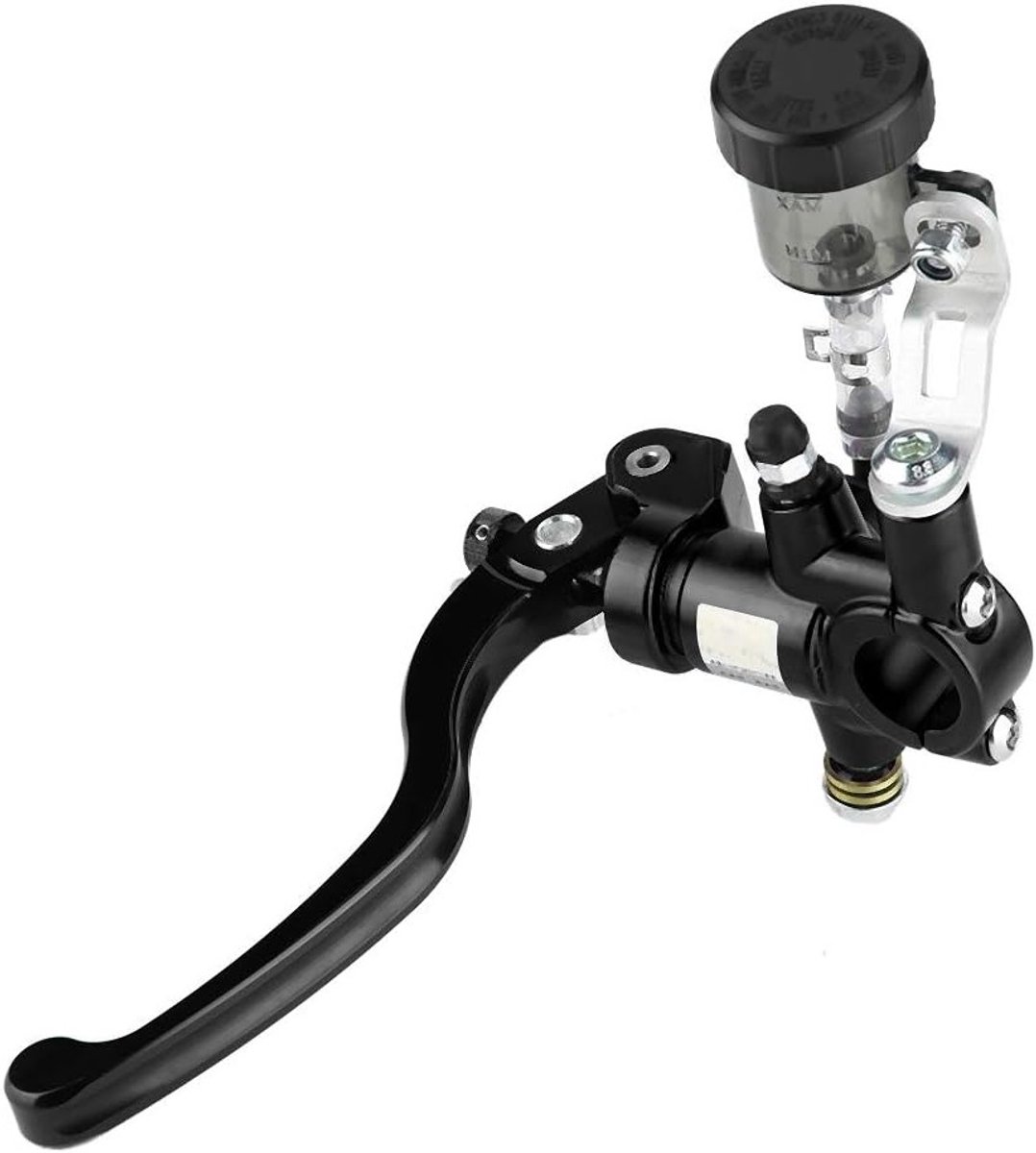 Universele 7/8 Zoll 22mm Linker Motorradhydraulische Koppeling en Remhendel - Zwart, Geschikt voor Diverse Motoren, Hoogwaardige Aluminium Constructie, Betrouwbare Prestaties