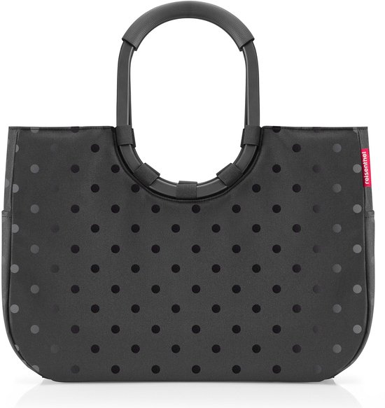 Reisenthel Loopshopper L Shopper - 25L - Frame Glossy Dots Noir