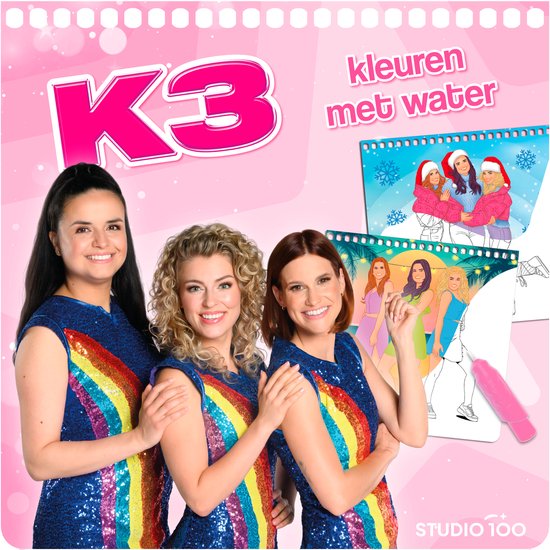 K3 - K3 : Kleuren met water - glitterjurkjes - cover