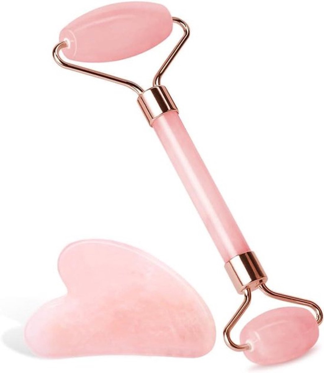 Gua Sha en Jade Roller Set voor Gezichtsmassage en Anti-aging Beauty Verzorging