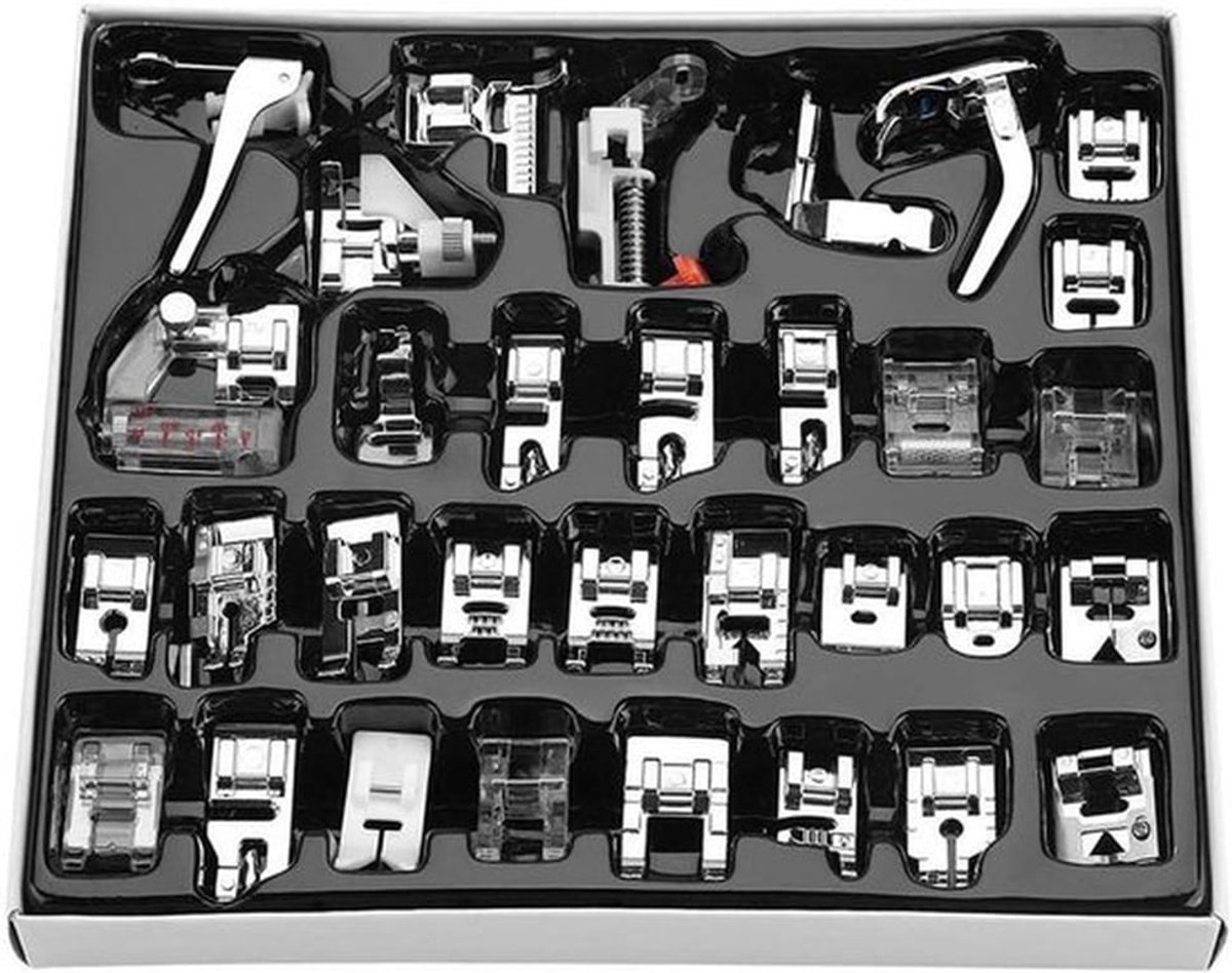 32-delige set Naaimachine Presser Voeten Accessoire voor Huishoudelijke Naaimachine