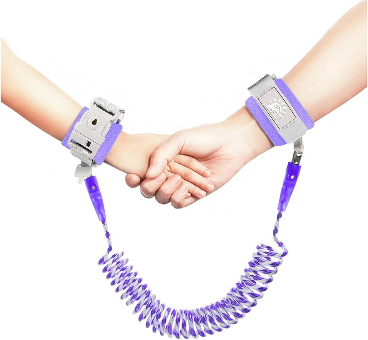 Veiligheids harnas voor peuters met loopriem - Antiverlies polsband - Reflecterend ontwerp (2m) voor jongens en meisjes, eenvoudig te gebruiken en comfortabel