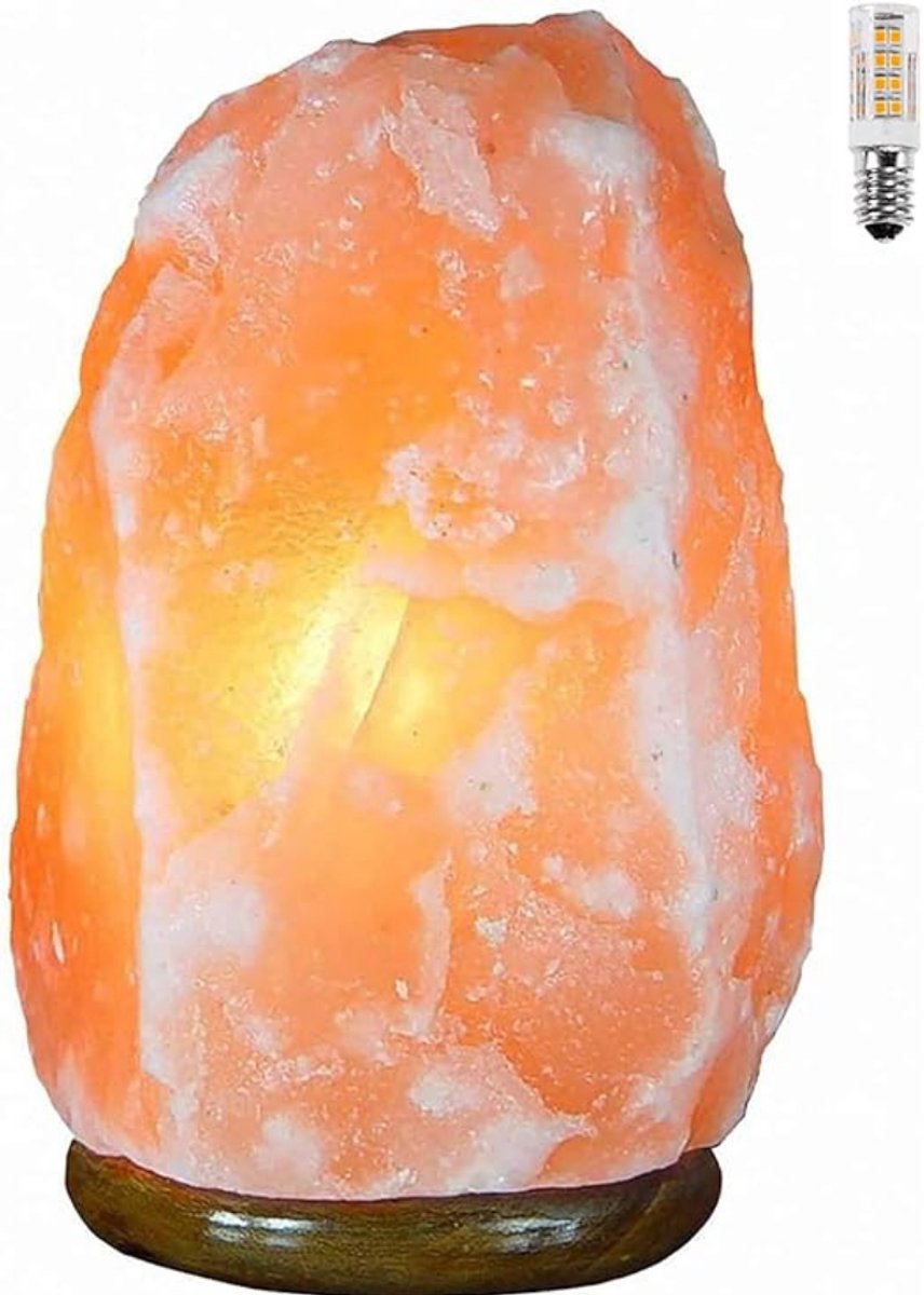 SAVI® Himalaya Zoutlamp - Zoutlamp - Oranje - 13cm x 14cm x 18cm