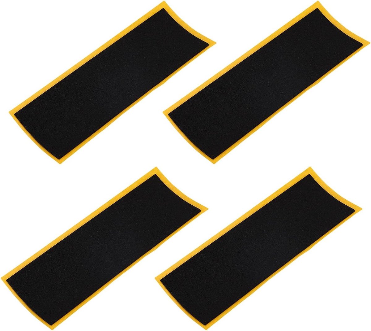 50 Stuks Zwarte Grip Tape voor Fingerboards - Antislip PU Schuim Lijm voor Mini Skateboarden, 4.33"x1.5" Sterke Grip voor Controle en Tricks