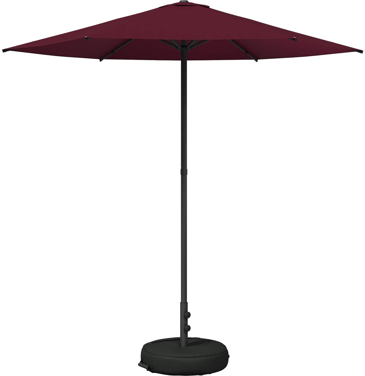 vidaXL - Tuinparasol - met - voet - 230 - x - 230 - cm - Polyester - Rechthoekig