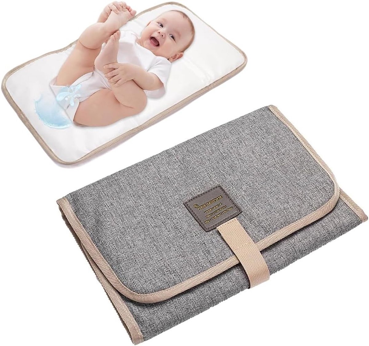 Allecto Plus - Draagbaar Baby Aankleedkussen - Geschikt voor Onderweg - Urinekussen voor Pasgeborenen - Comfortabel en Handig in Gebruik