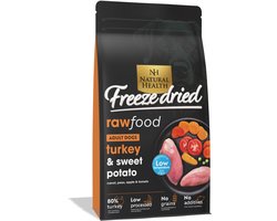 Natural Health hondenvoer Grainfree Freeze Dried Turkey 150 gram - Hond