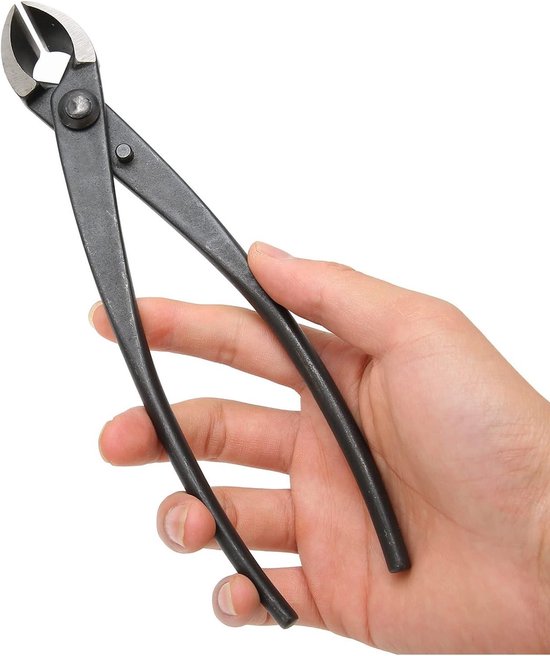 Concave Branch Cutter - Heavy Duty 200mm - Mangaan Staal - Diagonale Tang - Zwart - Bonsaitool - Tuinieren - Snoeischaar van Merkloos	 — afbeelding 5