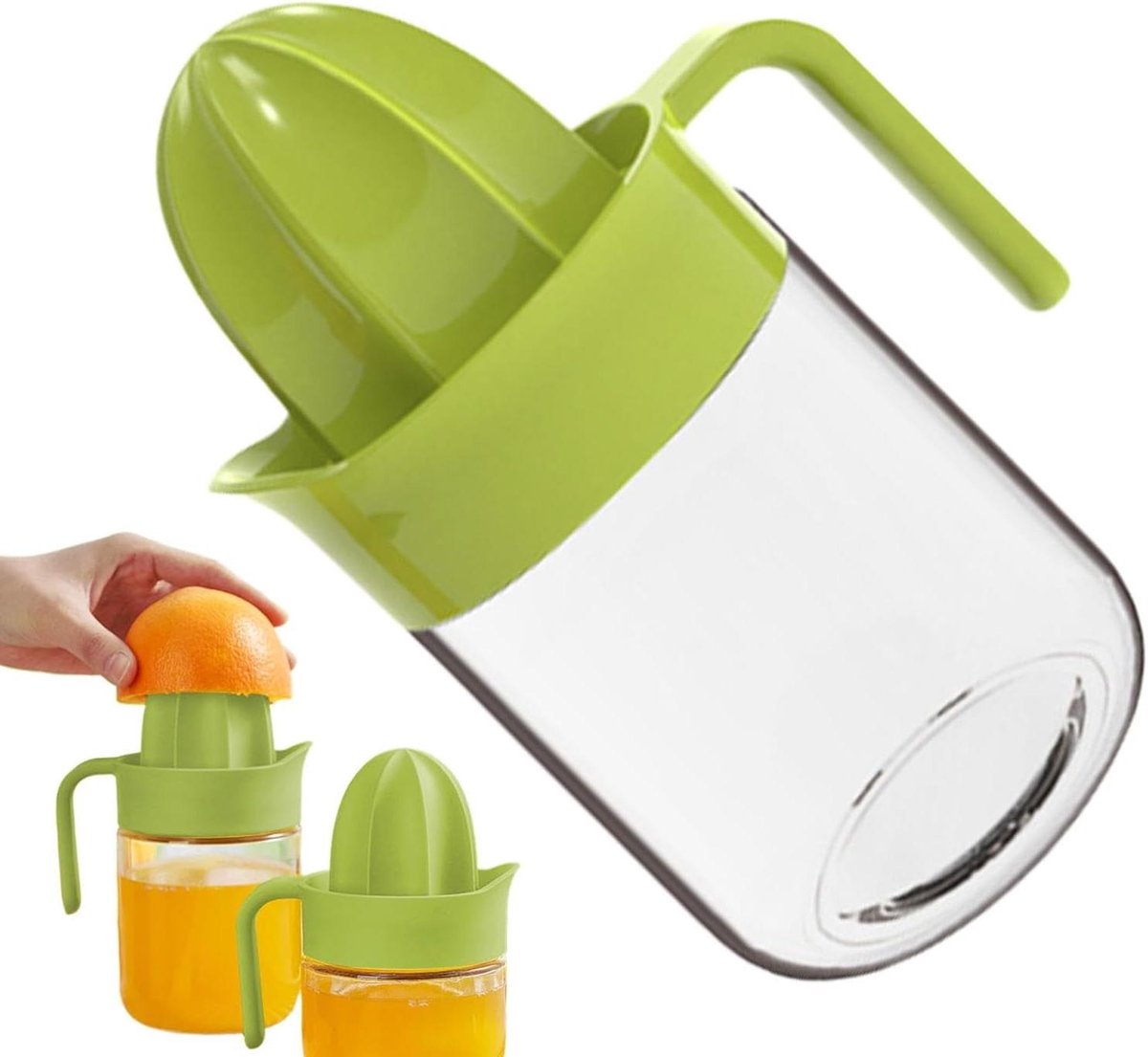 Handmatige Citruspers - Fruitpers - Sap Extraheren - Efficiënte Extractie - 450 ml - Meerkleurig