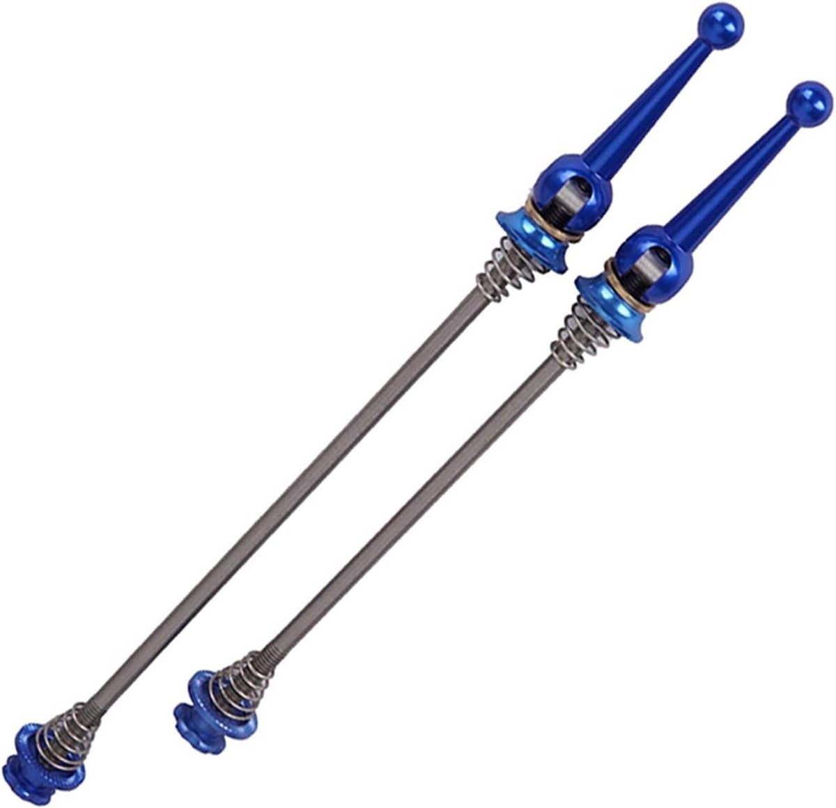 Fiets Wiel As - Snelspanner Set - Fiets Onderhoud - Lichtgewicht Ontwerp - 100/135mm - Blauw