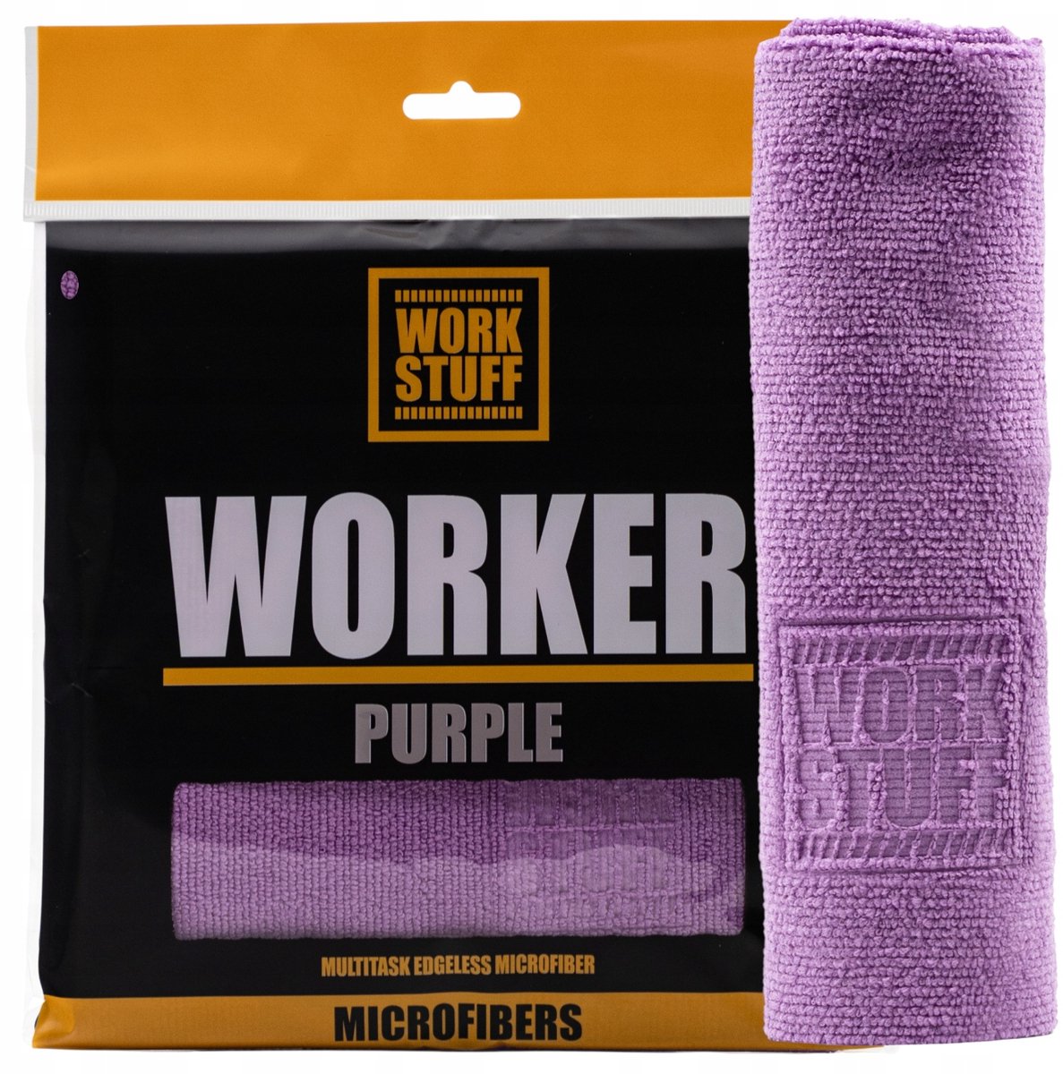 Work Stuff Worker Paarse Microvezeldoek Zonder Zoom 40x40cm 320g