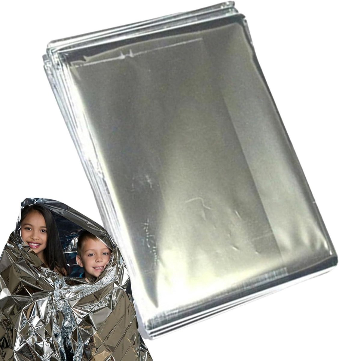 Thermos Dekens - Survival Laken - Outdoor Avonturen - Wind en Regen Dicht - 160 x 210 cm - Meerkleurig