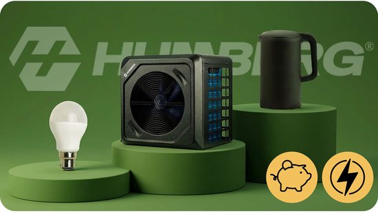 Humberg HM-910 Serie - Warmtepomp voor Zwembad - 5kW - Bluetooth Bediening - Energiebesparend — afbeelding 5