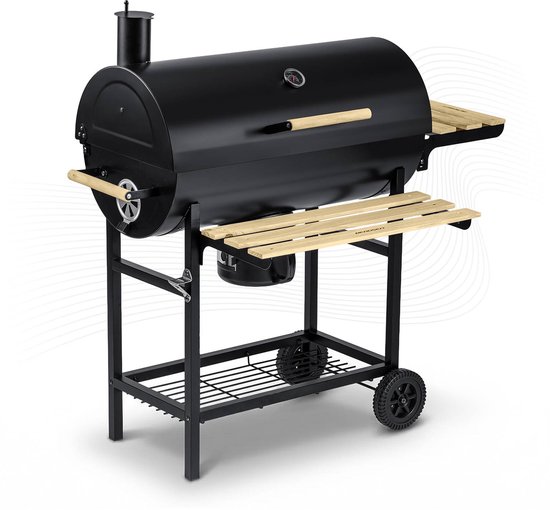 Berdsen BD-895 Serie - Houtskoolbarbecue - Met Thermometer - Met Popielnik - Zwarte Kleur van Berdsen — afbeelding 3
