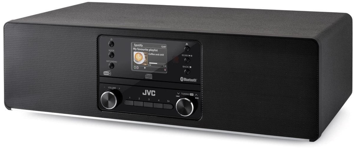 JVC RD-E984B Audiosysteem - Internetradio - DAB+/FM - Bluetooth 5.2 - 2 x 25 W