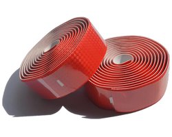 Stuurlint - Fietsgrepen - Comfortabel Fietsen - Schokabsorberend Materiaal - 2160mm Lengte - Rood