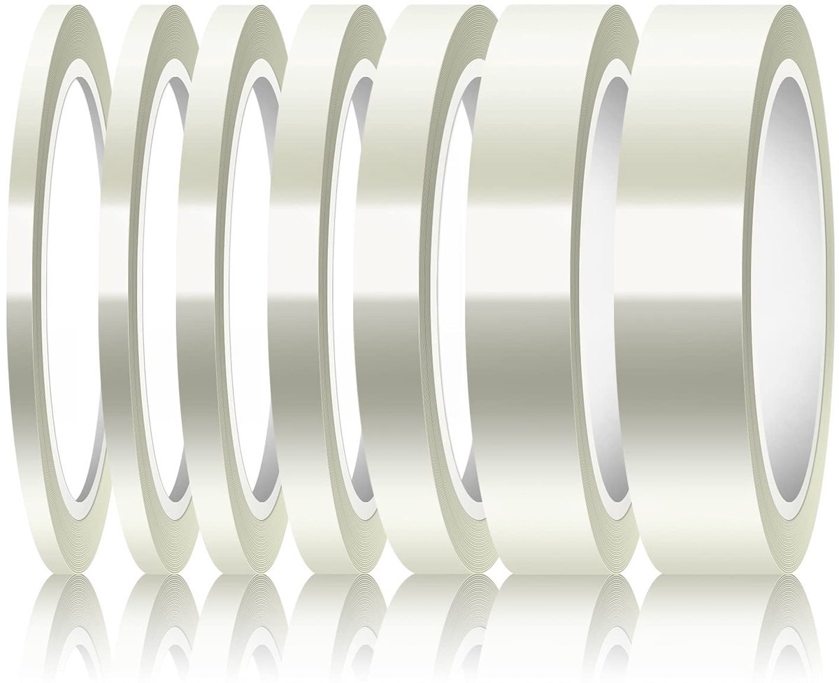 JHUBERS- Sublimatietape Hittebestendig - Transparant - 4/6/8/10/12/20/25mm x 10m - Waterproof - Polyethyleen - 4 Millimeter - Verpakkingstape