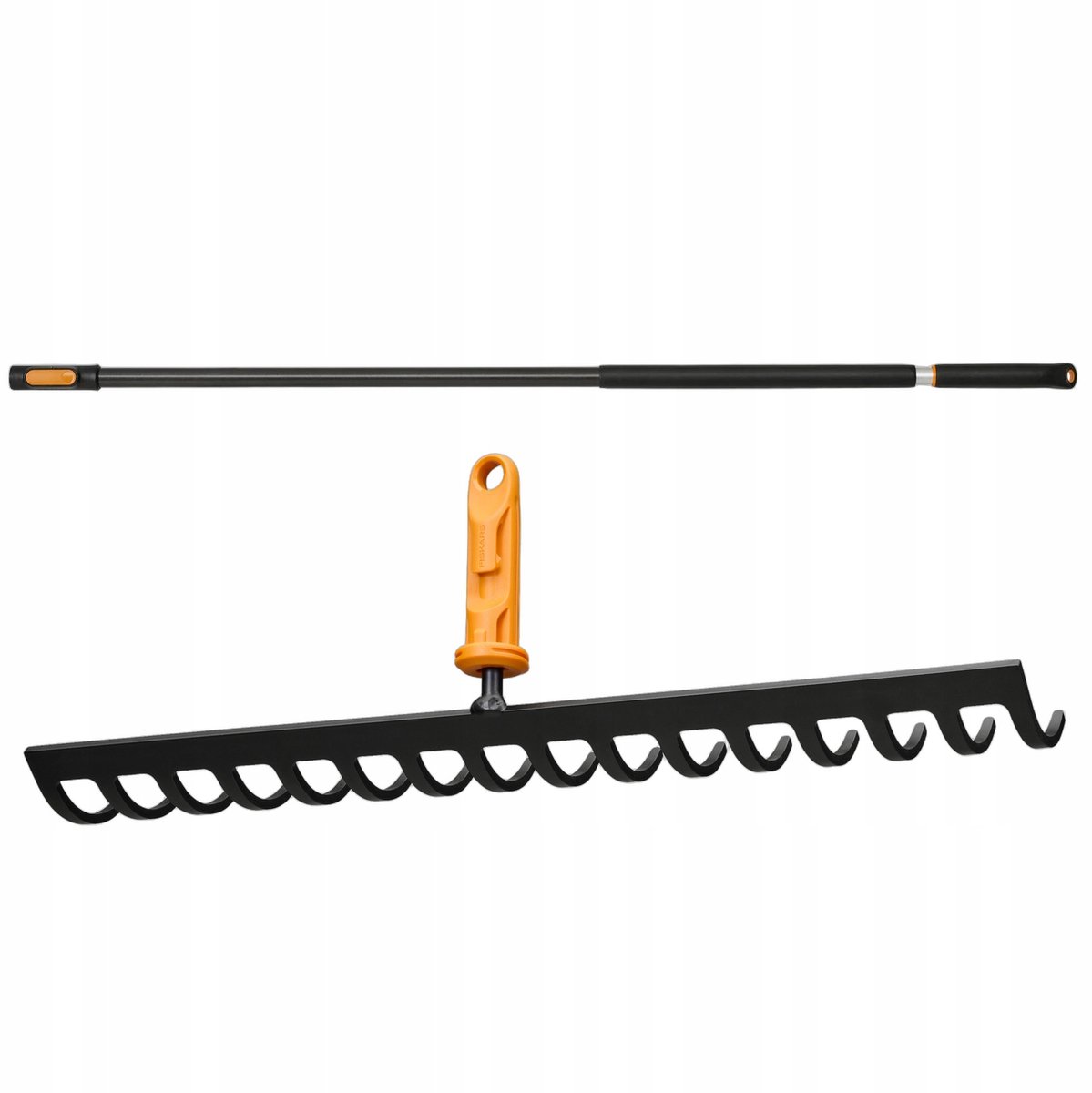 Fiskars ONECLICK Grasshark & ​​Telescoopstaal: 41cm breed, 119-174cm