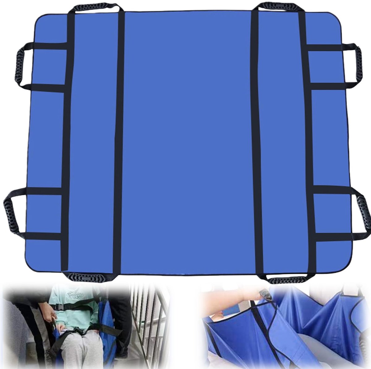 Dailygoods- Glijdoek 120 cm x 100 cm - Transferbord - Patiëntenlifter - Herbruikbaar - Waterafstotend - Hoogwaardig Oxford-weefsel - Transferdoek