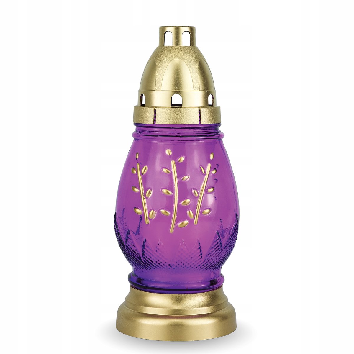 Paaslichtje Ei 21 cm Paars met Brandstof - Decoratief en Duurzaam