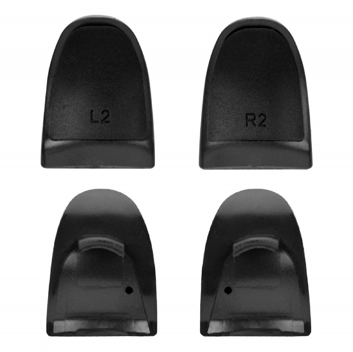 Dailygoods- Controller Extenders - L2/R2 Verlengknoppen - Antislip - Hoogwaardig ABS/Rubber - Voor PS4 - Verbeterde Game-ervaring - Gamecontroller