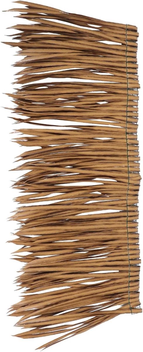 Synthetisch Rietdak - Decoratief Dakmateriaal - Tuin Decoratie - Weerbestendig Materiaal - 100x50cm - Lichtbruin