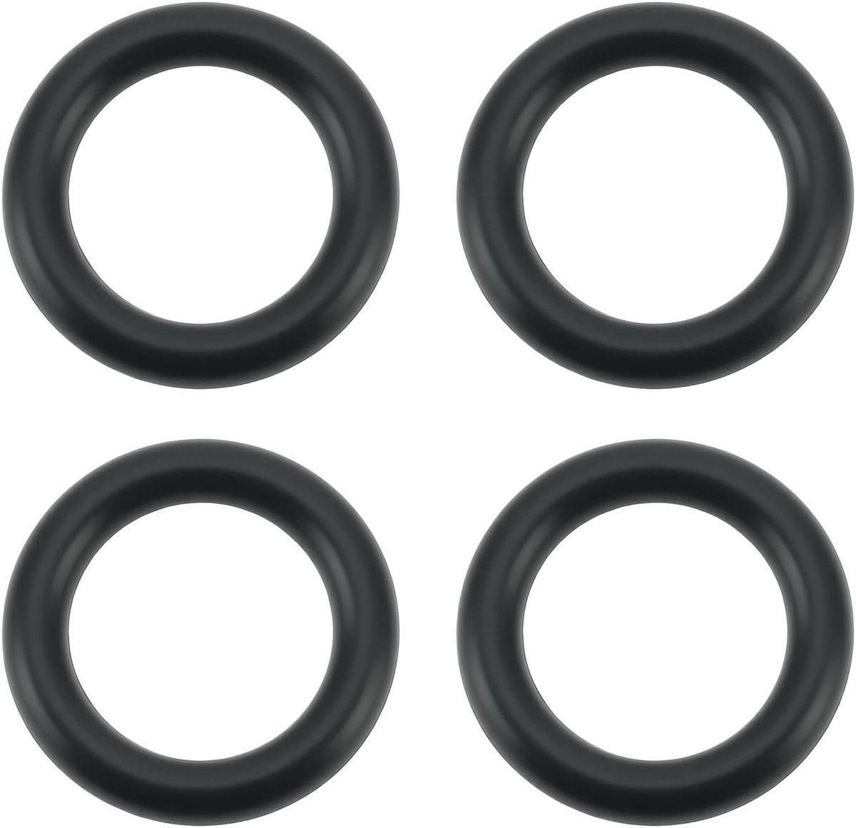 Oliepomp Connector O-ring - Afdichtingsring - Kettingzaag Onderhoud - Specifiek Ontwerp - 4 stuks 6x1.5mm - Zwart