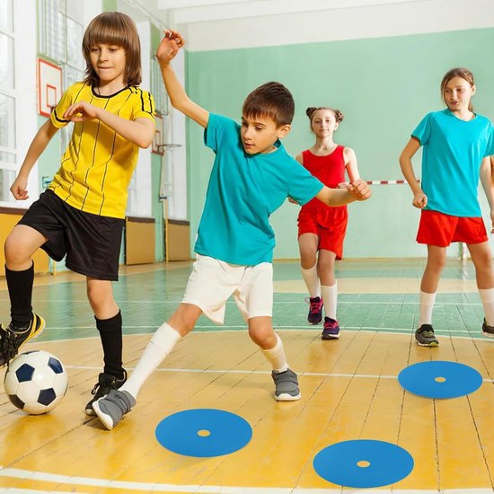 Voetbal Disc Markers - Oefen Schijven - Sport Training - Duurzaam PVC Materiaal - 15.5 cm Diameter - Felle Kleuren — afbeelding 3