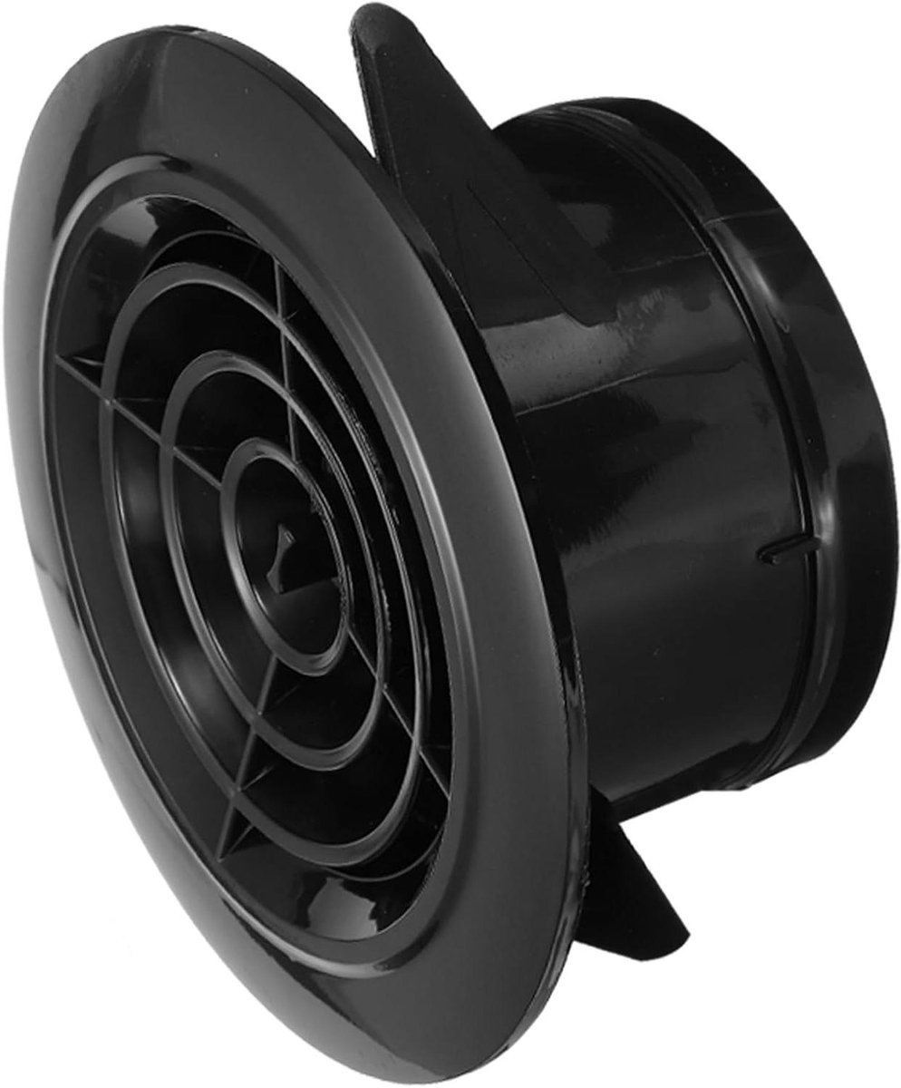 Ventilatierooster - Plafondrooster - Luchtstroom Regelen - Verstelbaar Ontwerp - 4 Inch - Zwart