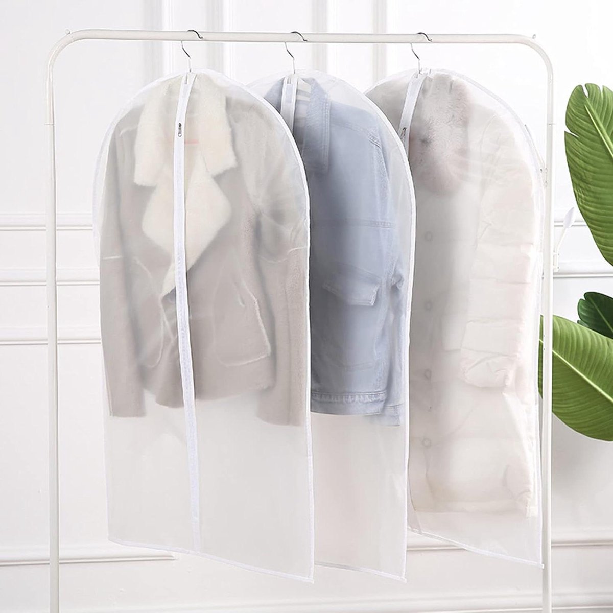 Kledinghoezen Sets - Beschermhoezen - Kleding Opbergen - Stofdicht en Wasbaar - 10 Stuks - Doorschijnend