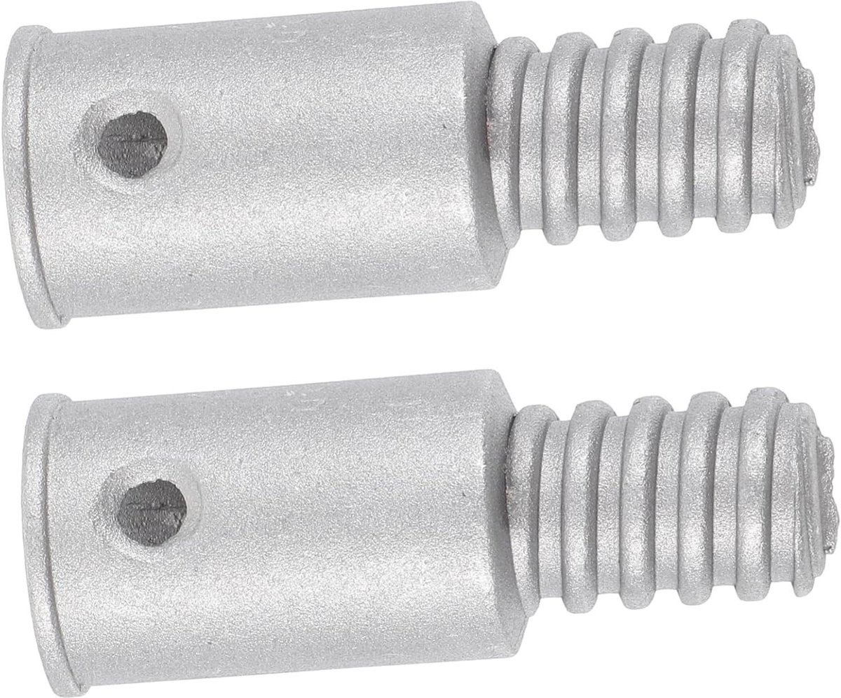 Telescopische Rod Connector - Gereedschap Adapter - Schoonmaak Werk - Met Draad Ontwerp - 7 cm Lengte - Metaal Kleur