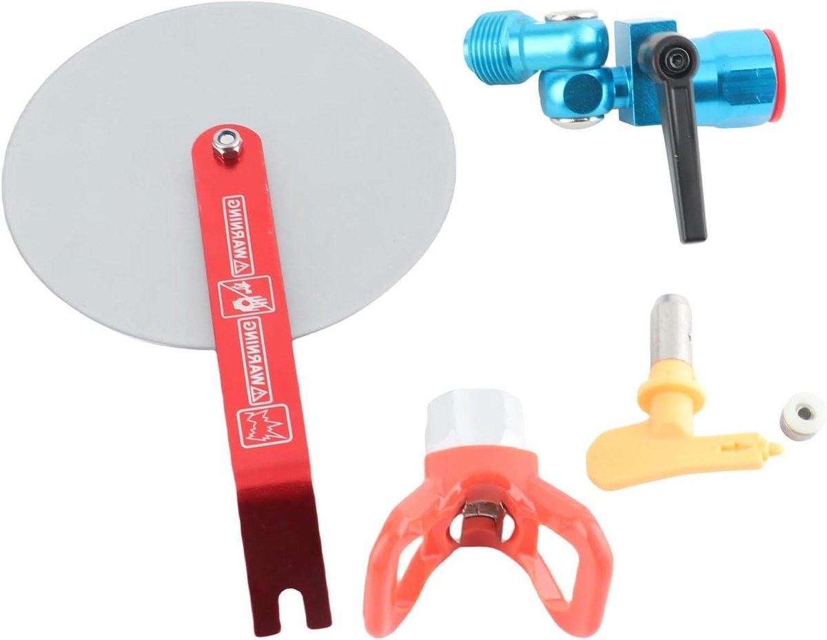 Universeel Spuitaccessoire - Verfspuit Onderdeel - Precisie Schilderwerk - Anti-spat Schot - 7/8 Inch - Veelkleurig