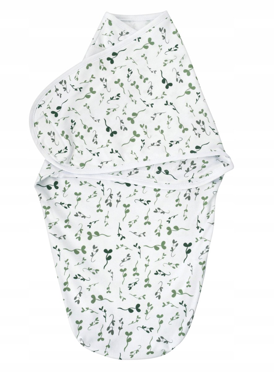Motherhood Swaddle Groene Bladeren - Comfortabel & Kalmerend voor Baby's