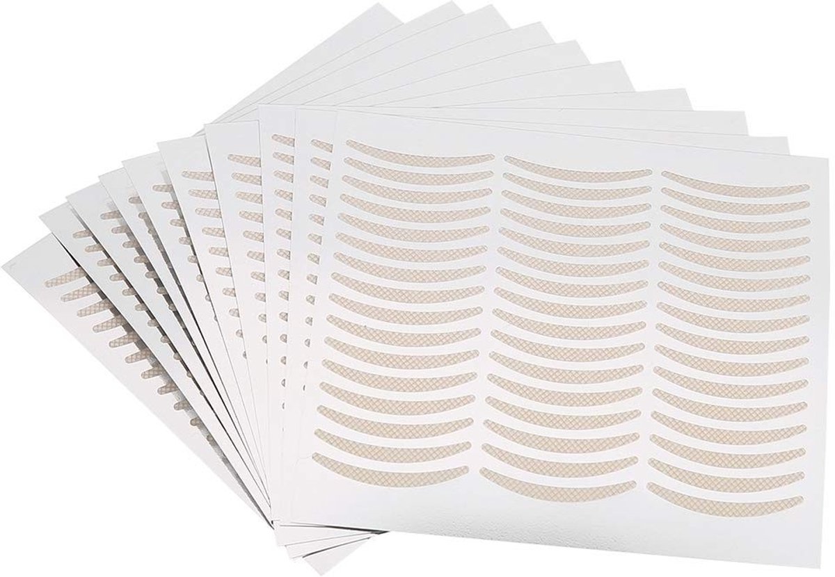 Dailygoods- Ooglidtape Dunne Lengte - Ooglidstickers - Huidvriendelijk - Gemakkelijk Te Gebruiken - Geschikt Voor Make-up - Onmiddellijke Oogupgrade - Ooglidstrips